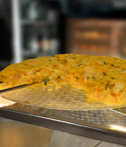 Tortilla especialidad cafeteria notredame